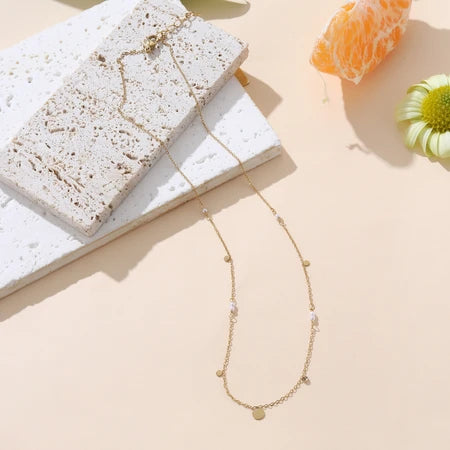 Fabienne Necklace - Mixed Pearl