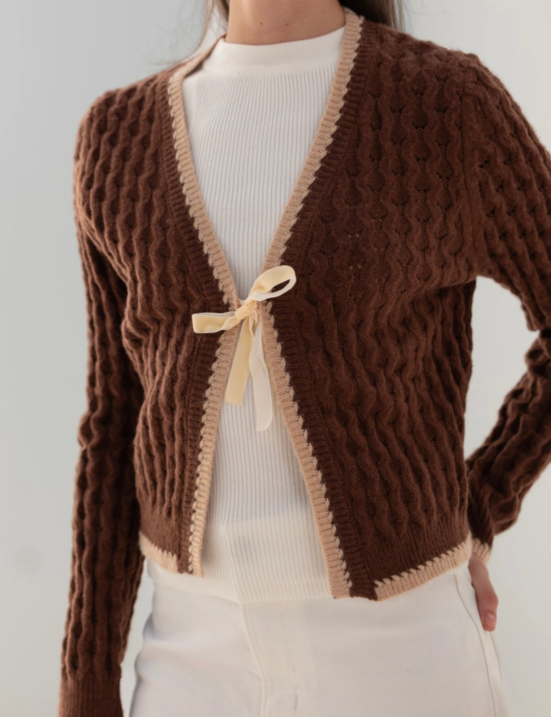 Layla Cardigan - Ecru