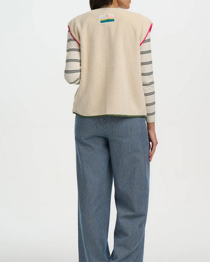 Sophie Fleece Gilet - Oatmeal