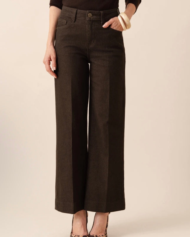 Vienna Wide Leg Jeans - Night Sky