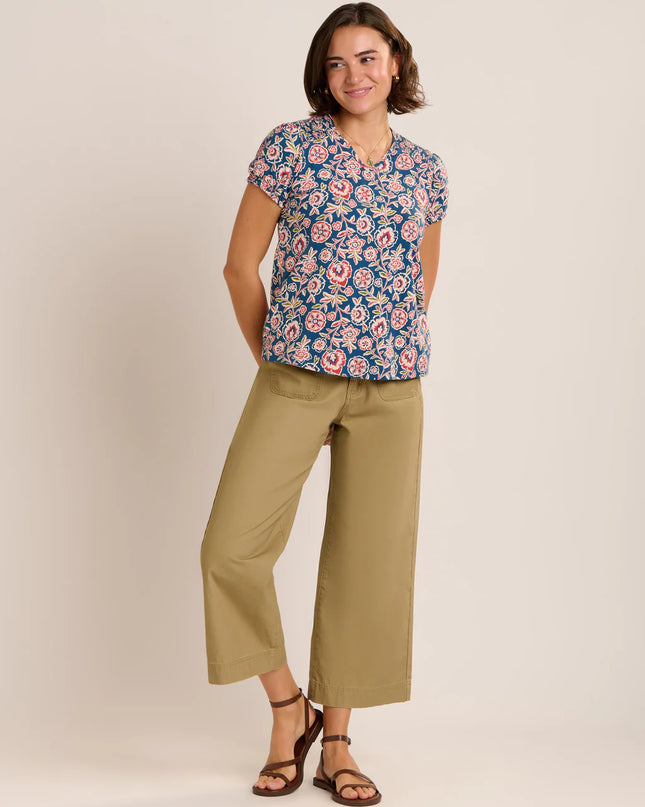 Sheridan Blouse - Navy Multi