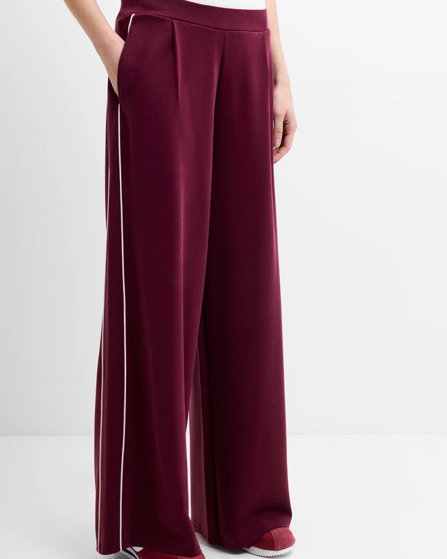 Wren Side Piping Wide Leg Trousers