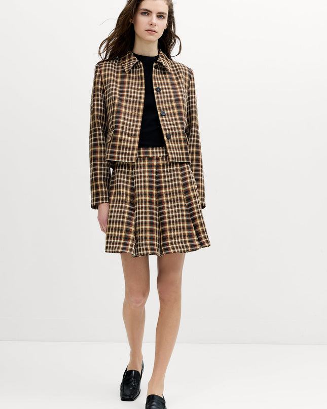 Tasha Brown Checked Blazer
