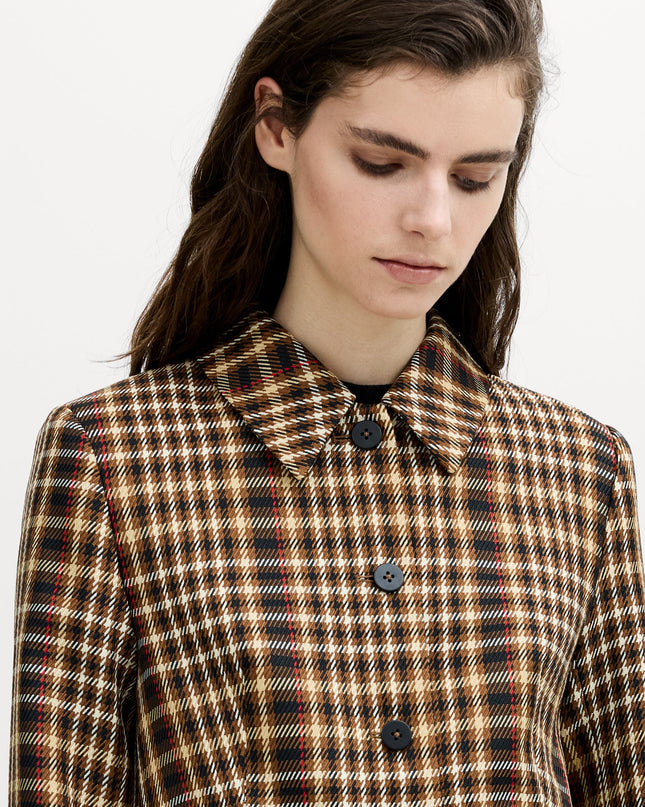 Tasha Brown Checked Blazer