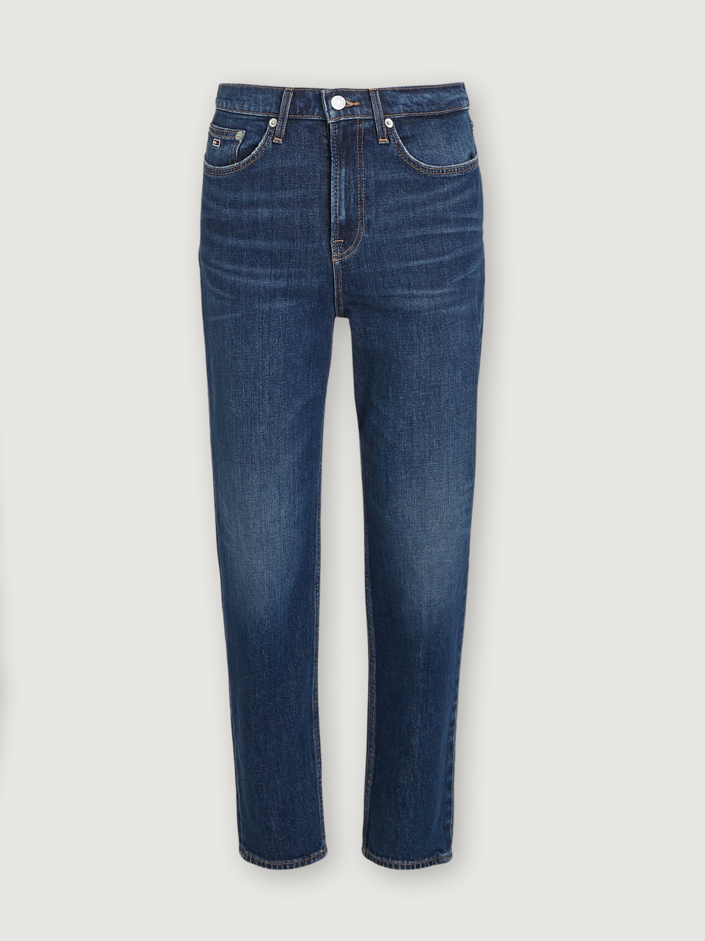 Tommy Jeans - Izzie High Rise Slim Straight Jeans - Denim Dark