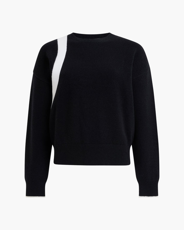 Davan Monochrome Bow Back Knit Jumper