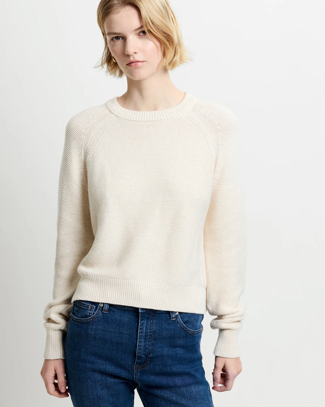Lilly Mozart Crew Neck Jumper - Oatmeal Melange