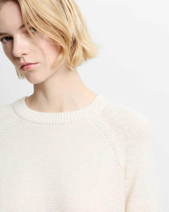 Lilly Mozart Crew Neck Jumper - Oatmeal Melange