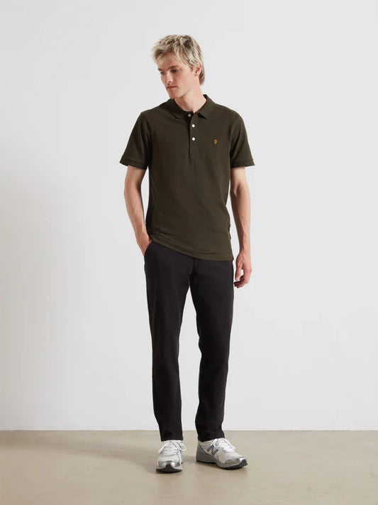 Elm Slim Fit Chinos In Black