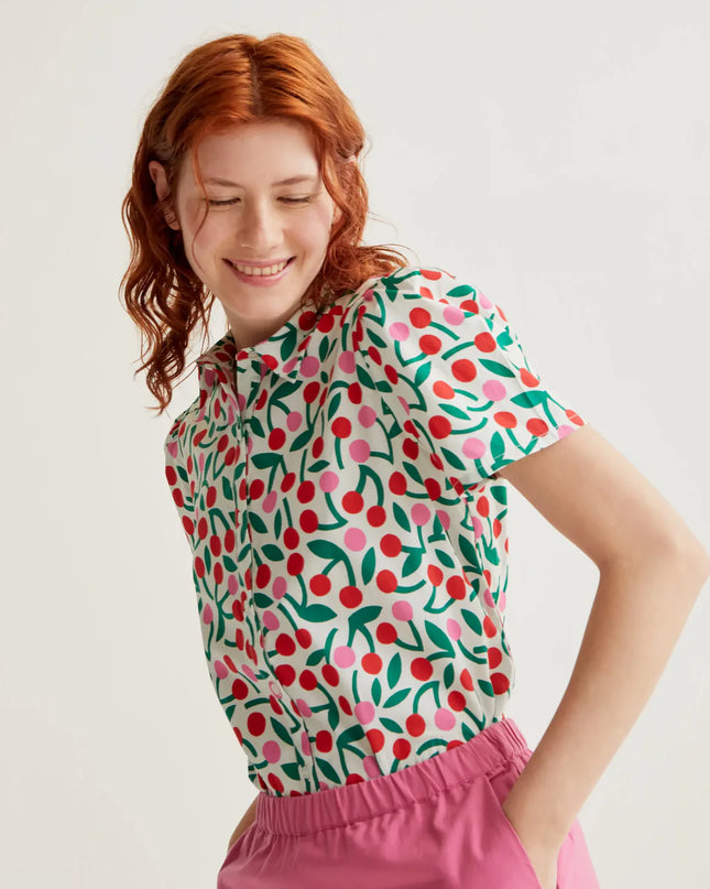 Lana Cherry Blouse
