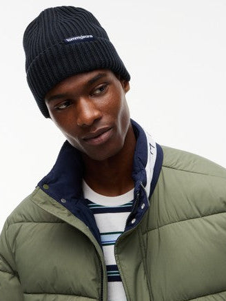 TJM Linear Logo Beanie - Dark Navy