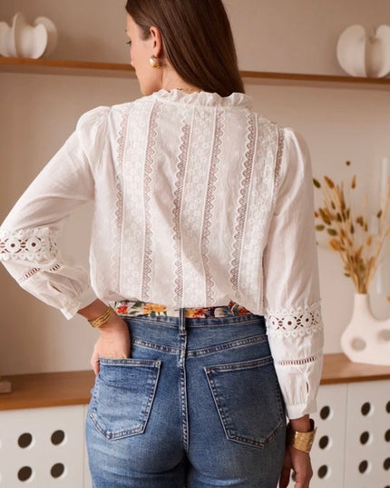 Millie Lace Blouse - White