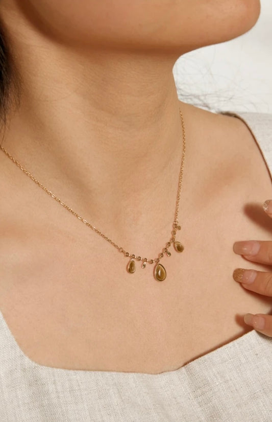 Hélène Necklace - Taupe