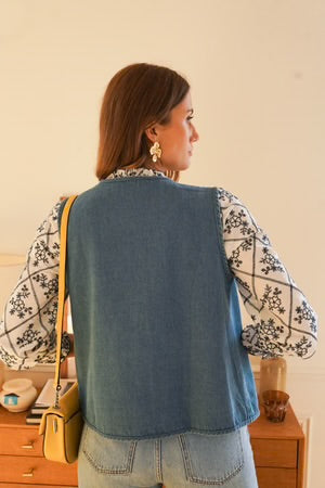 Juliette Denim Gilet