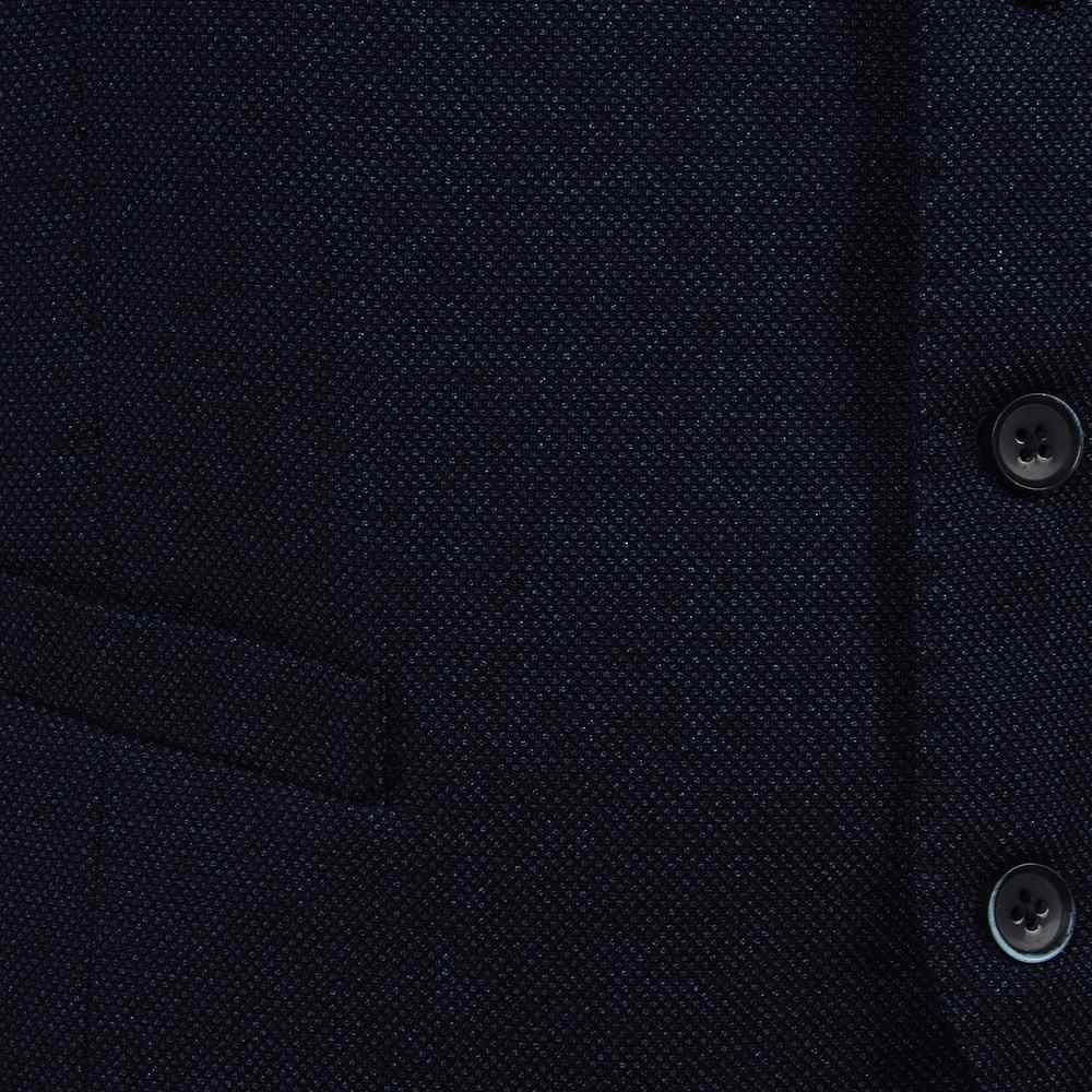 Tapered Fit Blue Birdseye M&M Waistcoat