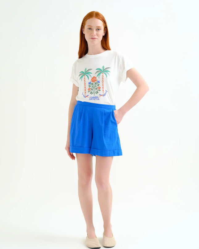 Cotton Shorts - Royal Blue