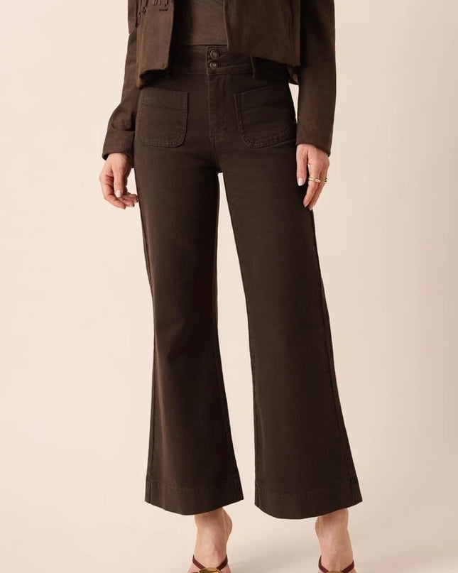 Elnette Flared Jeans - Teracotta