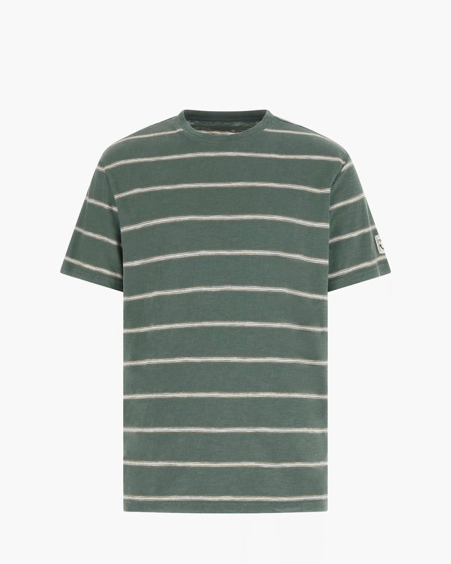 Guess Striped Cotton T-Shirt - Green