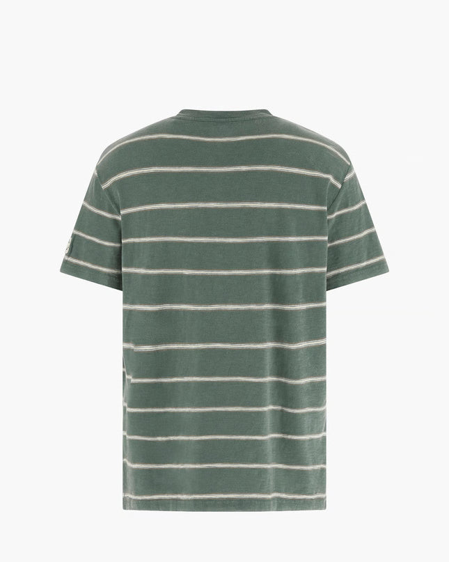 Guess Striped Cotton T-Shirt - Green