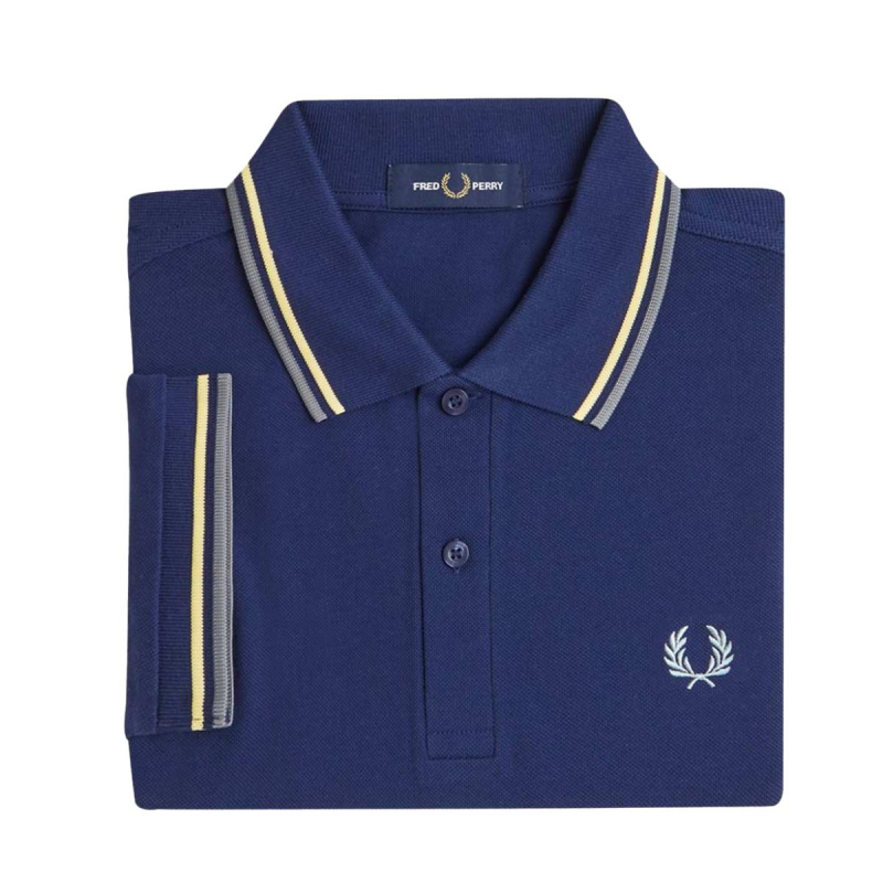 Twin Tipped Polo Shirt - French Navy