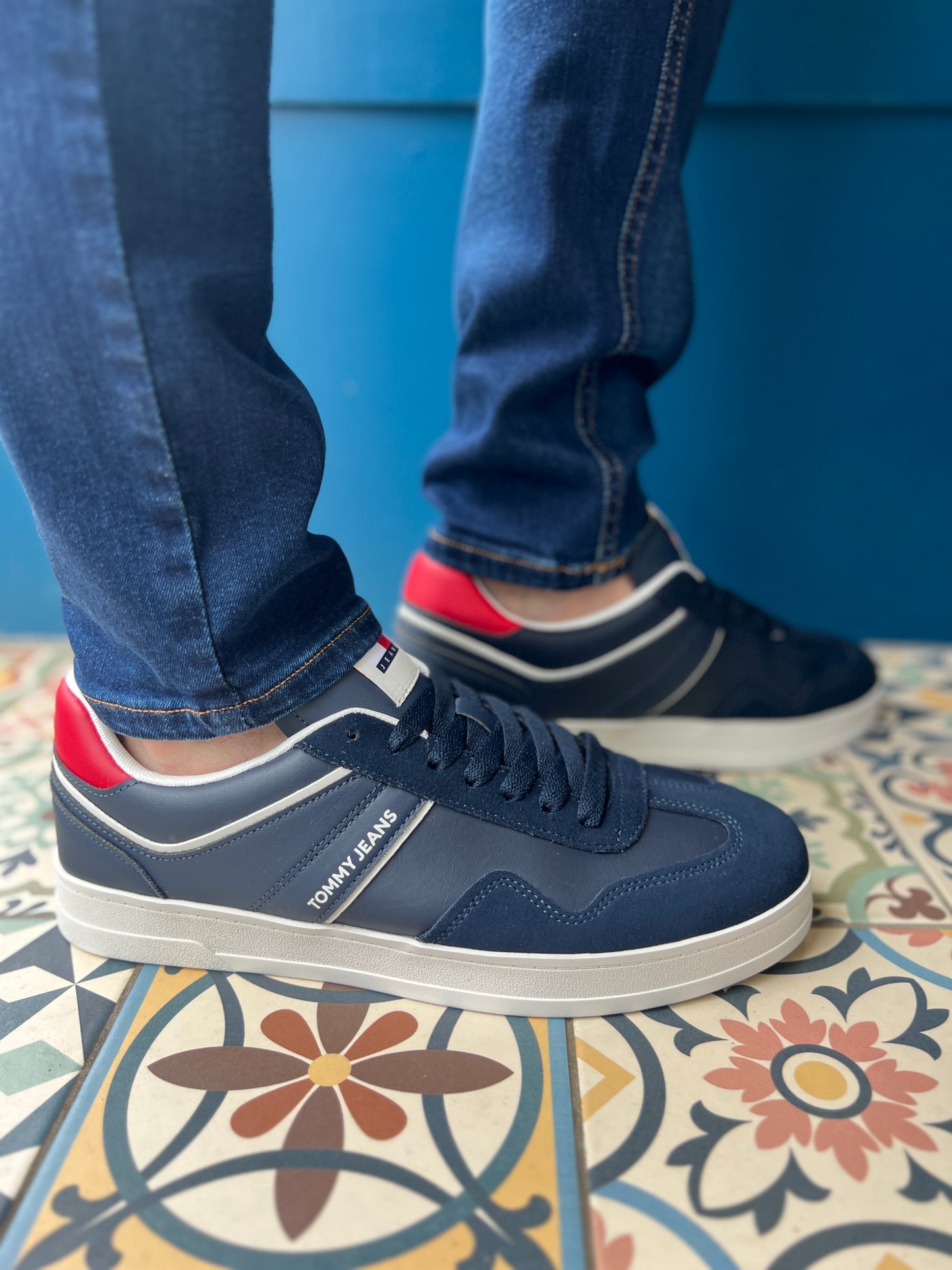 The Greenwhich Retro Trainer - Dark Night Navy