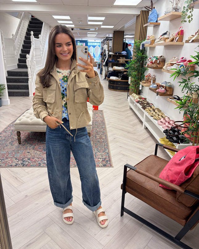 Amélie Cotton Jacket - Camel