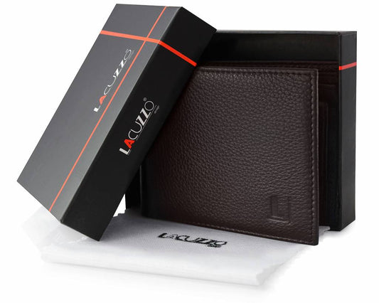 Lacuzzo Bi-Fold Wallet LW-5 Brown