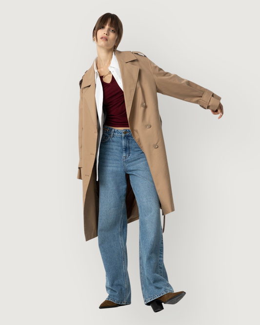 Tiffosi Trench Coat with Belt