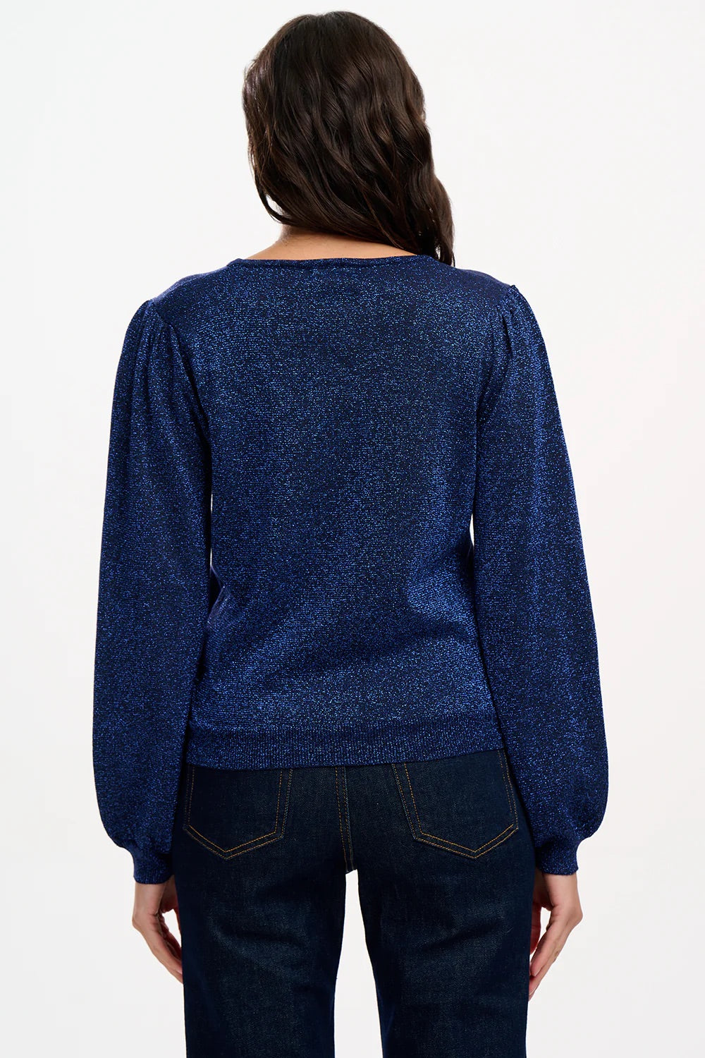 Sugarhill Brighton - Tiff Jumper - Navy, Cherry Good