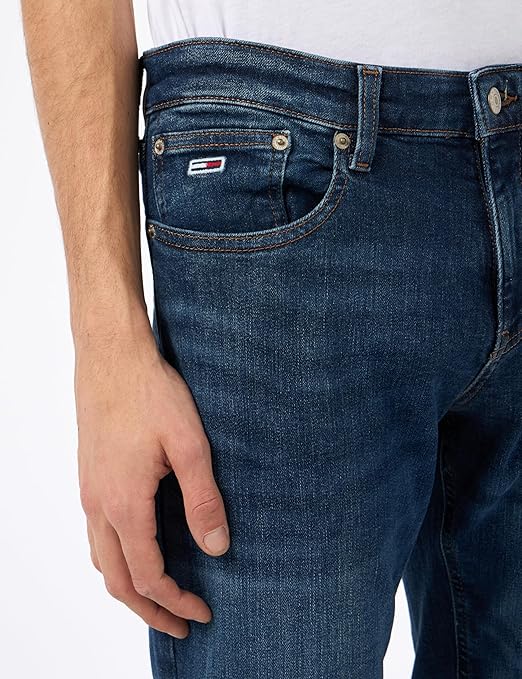 Tommy Jeans Scanton Slim - Denim  Blue Black