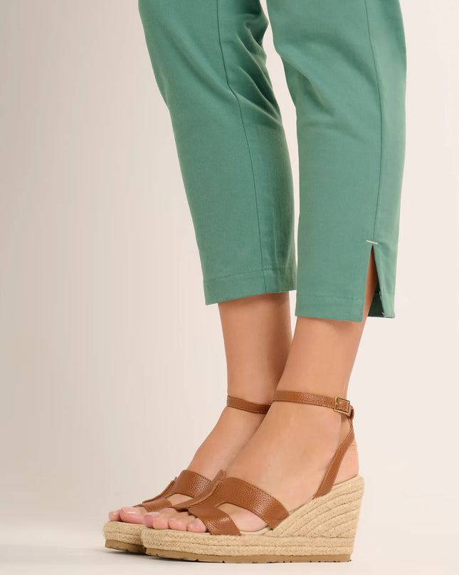 Cropped Blake Trousers - Green