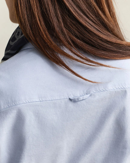 Stretch Oxford Shirt - Light Blue