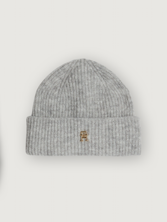 Tommy Hilfiger - TH Luxe Beanie - Grey