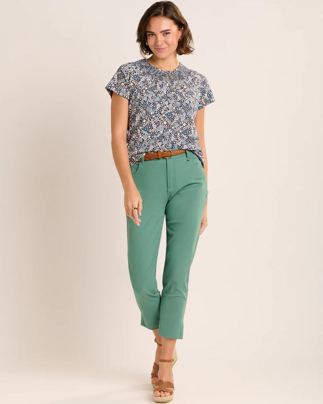 Cropped Blake Trousers - Green