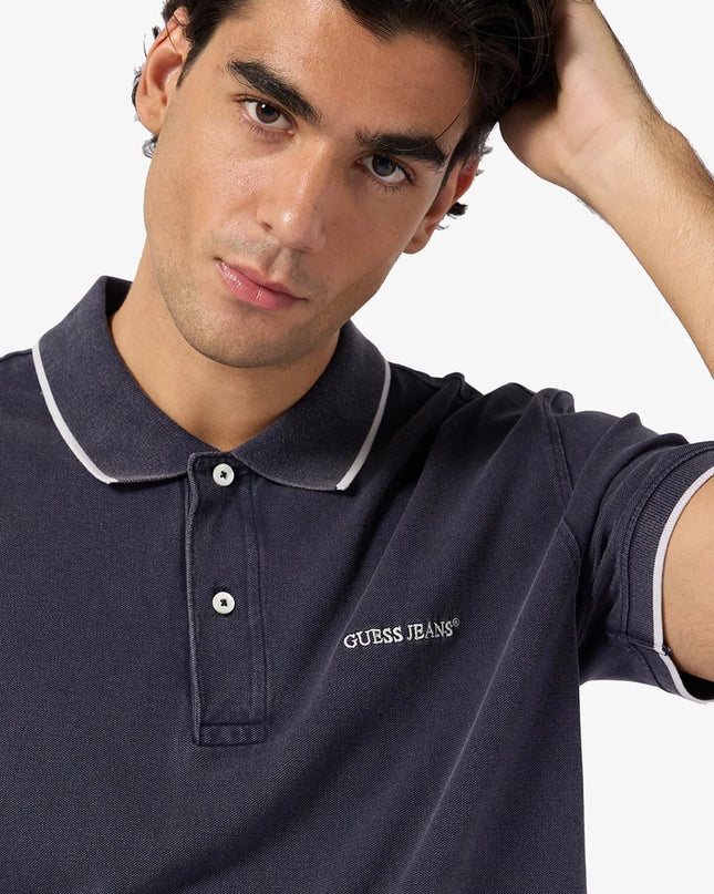 Guess Embroidered SS Tipped Polo