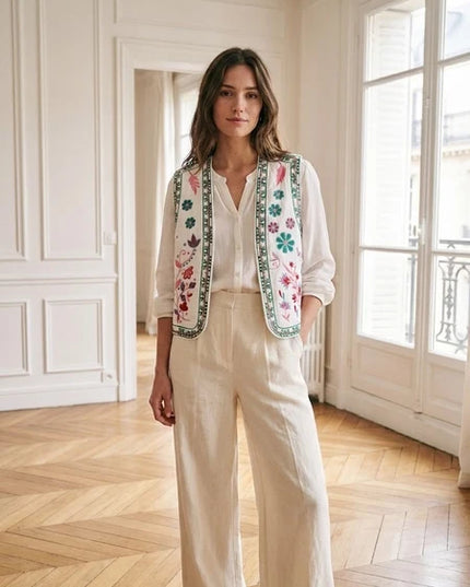 Layla Embroidered Gilet