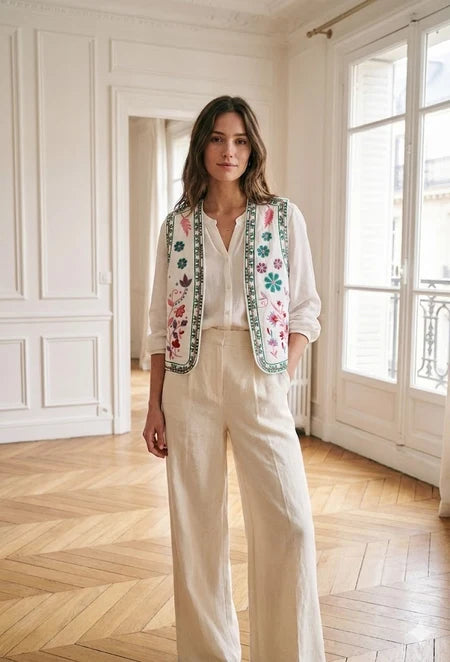 Layla Embroidered Gilet