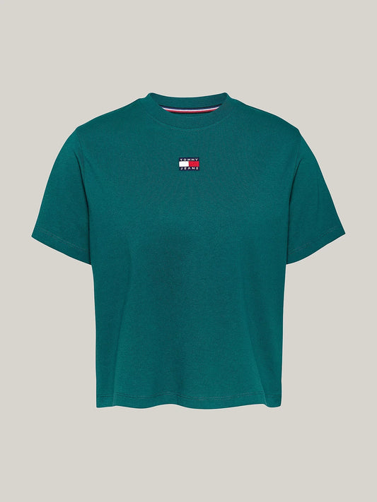 Tommy Jeans - Badge Classic Fit Boxy T-Shirt - Deep Seawater