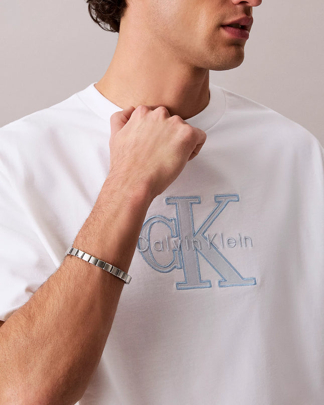 Relaxed Logo Appliqué T-Shirt - Bright White