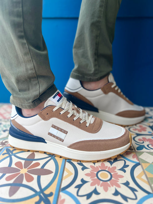 Tommy Jeans Technical Runner - Light Sepia Brown