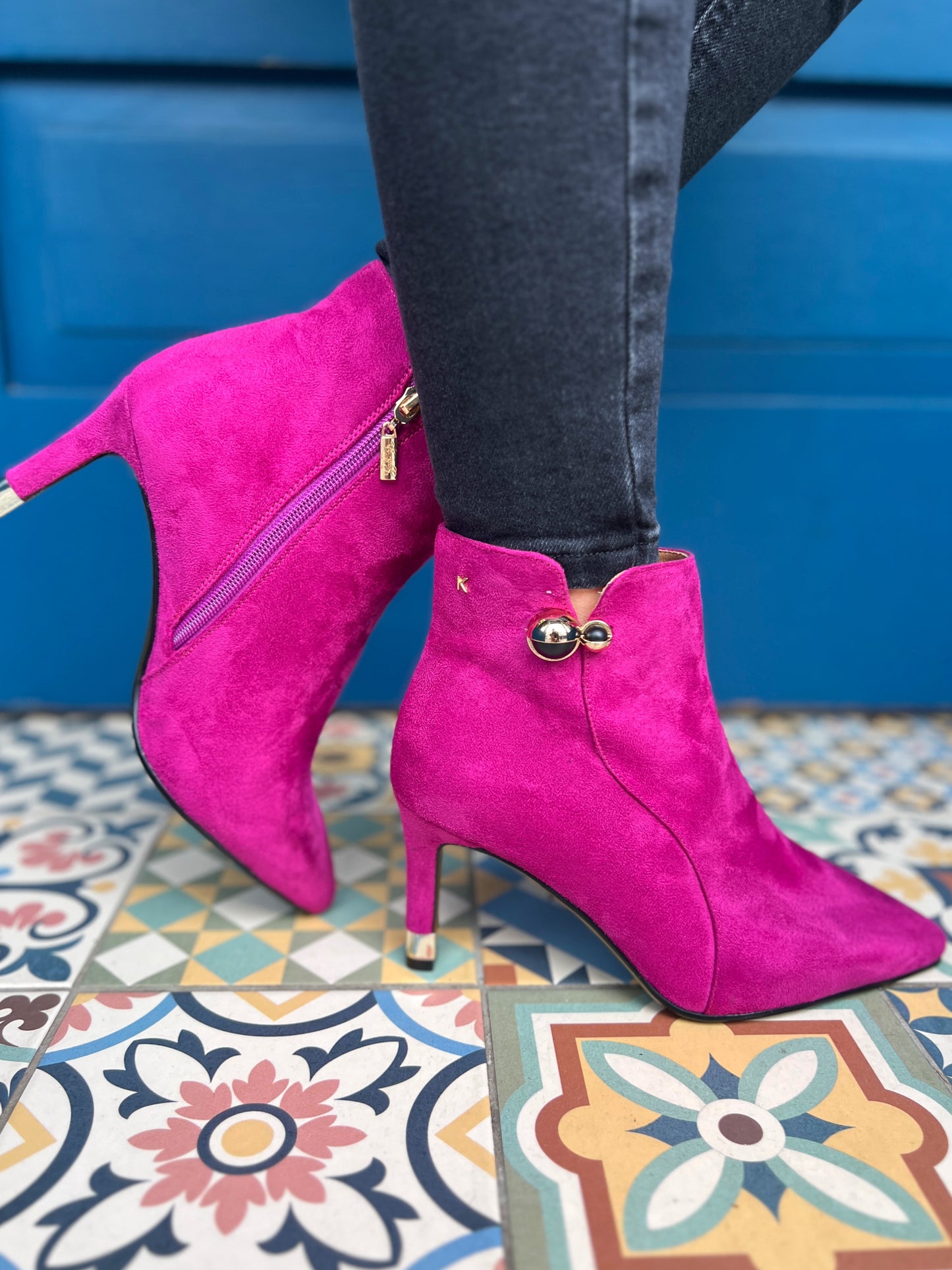 Kate Appleby - Ardmore Boot - Jazz Pink Suede