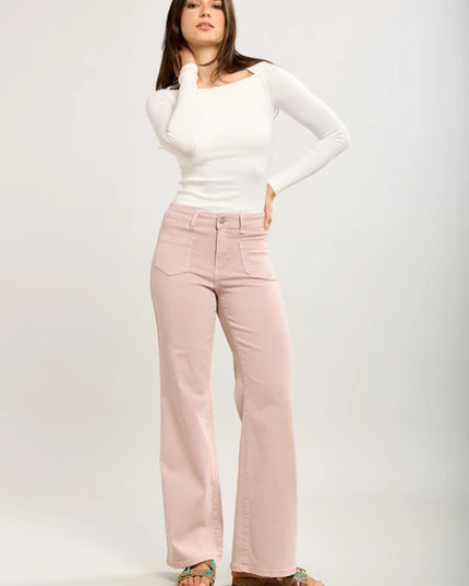 Anna Stretch Flare Jean - Rose Shadow