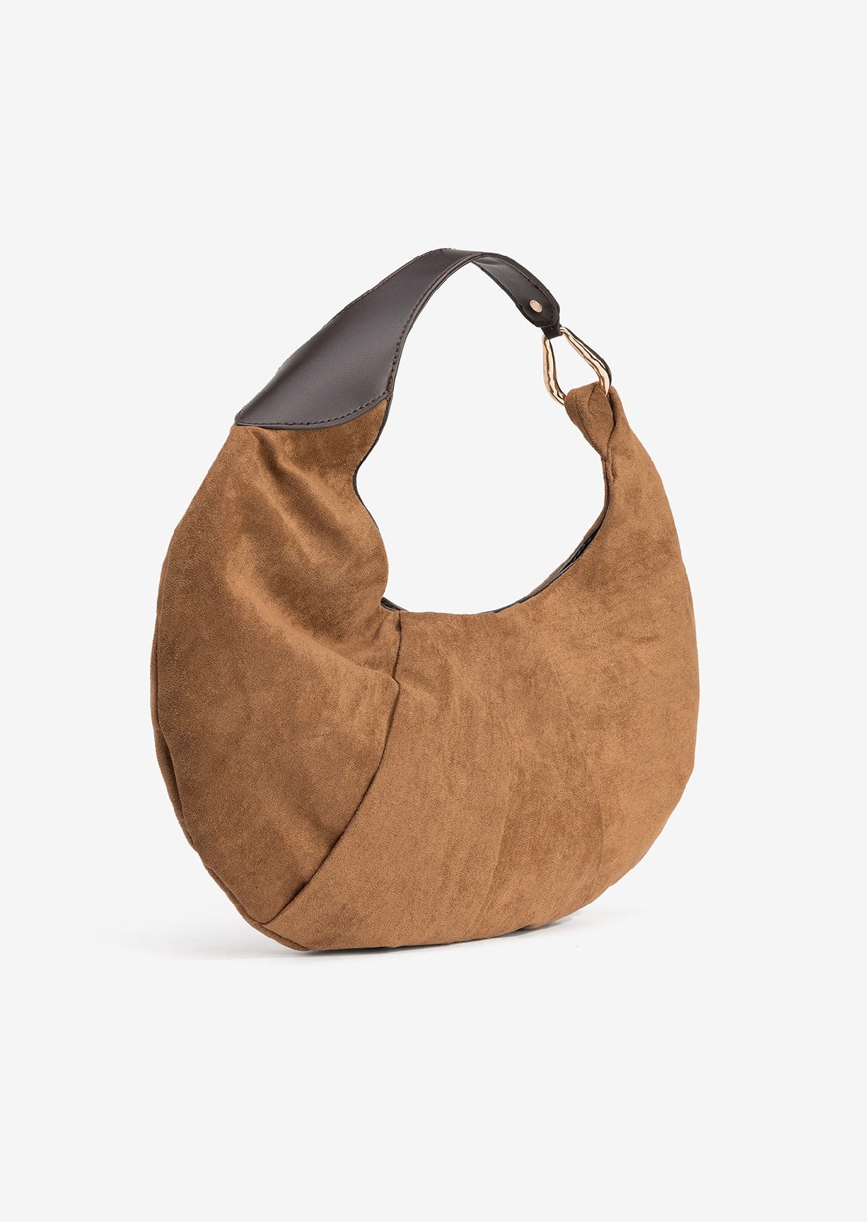 Hoba Bag - Brown Suede