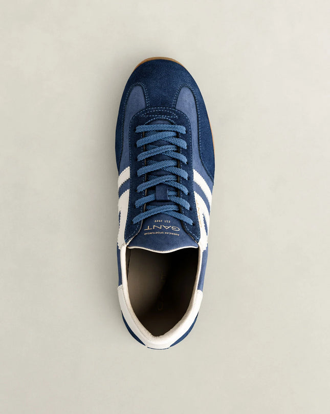 Spearclub Suede Leather Sneakers - Faded Denim