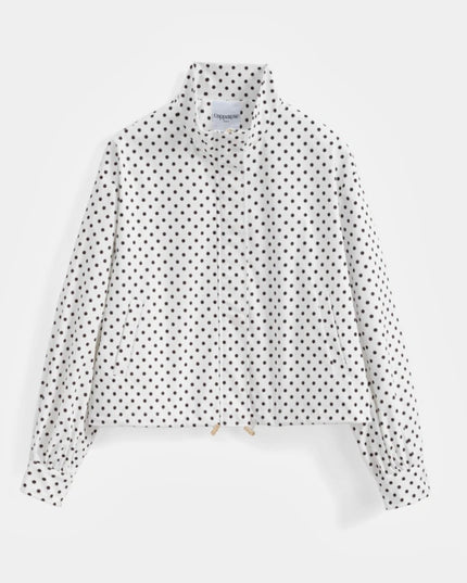 Suzie Short Polka Dot Jacket - White