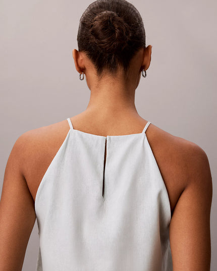 Linen Blend Cami Top - Pale Meadow