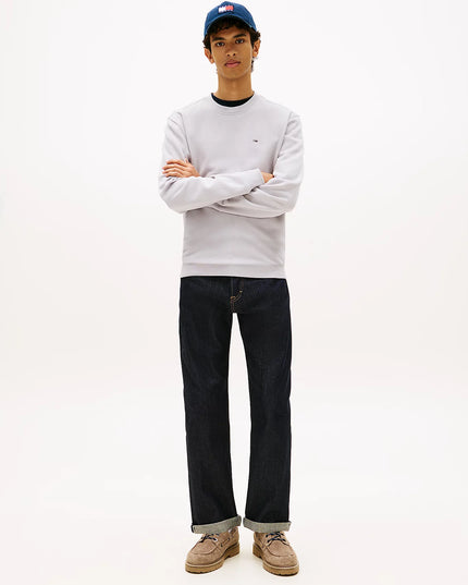 Tommy Flag Brushed Fleece Sweatshirt - Helium