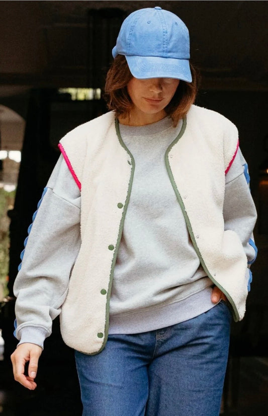 Sophie Fleece Gilet - Oatmeal