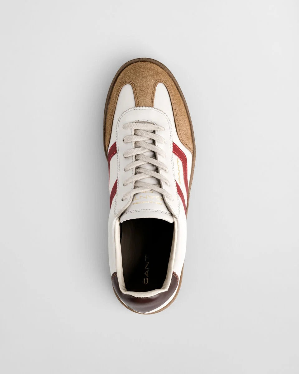 GANT Cuzima Leather Sneakers - Soft Oat