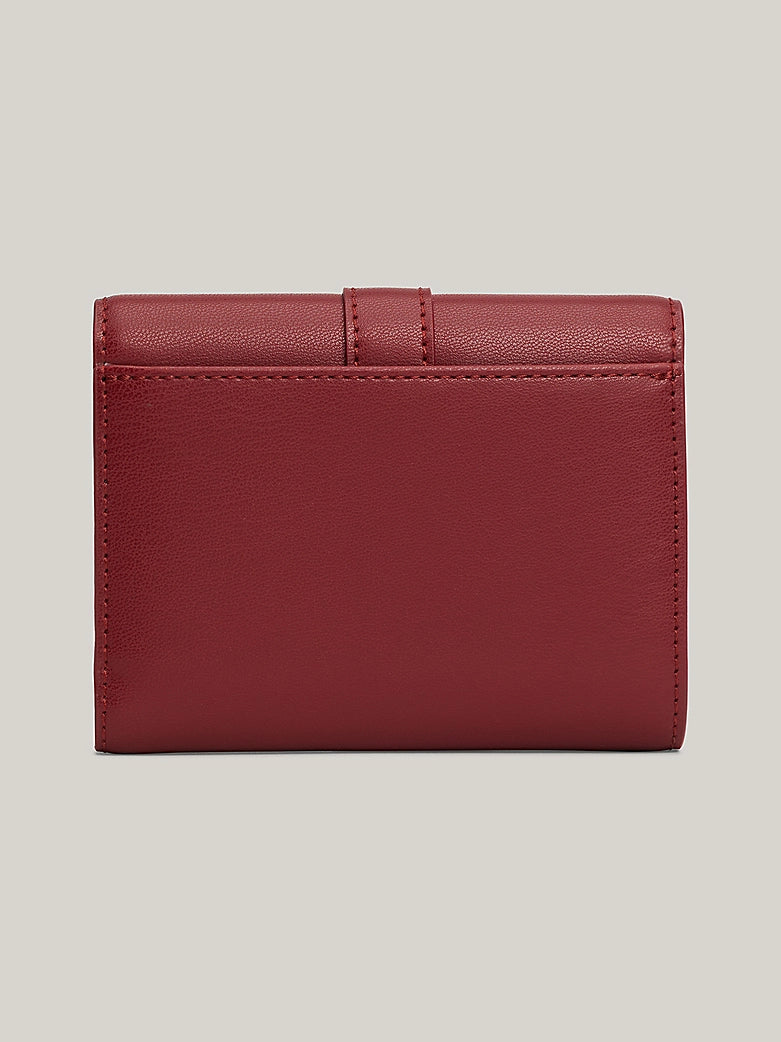 Tommy Hilfiger - Heritage TH Monogram Flap Wallet - Rouge